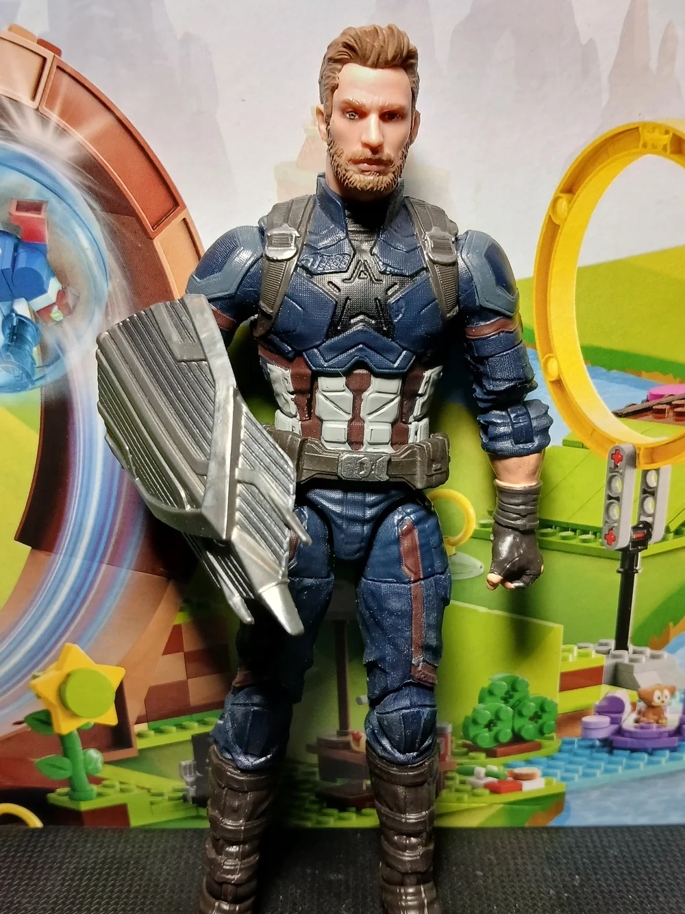Marvel Legends Captain America Action Hero Figure with Shield - Kids Toys